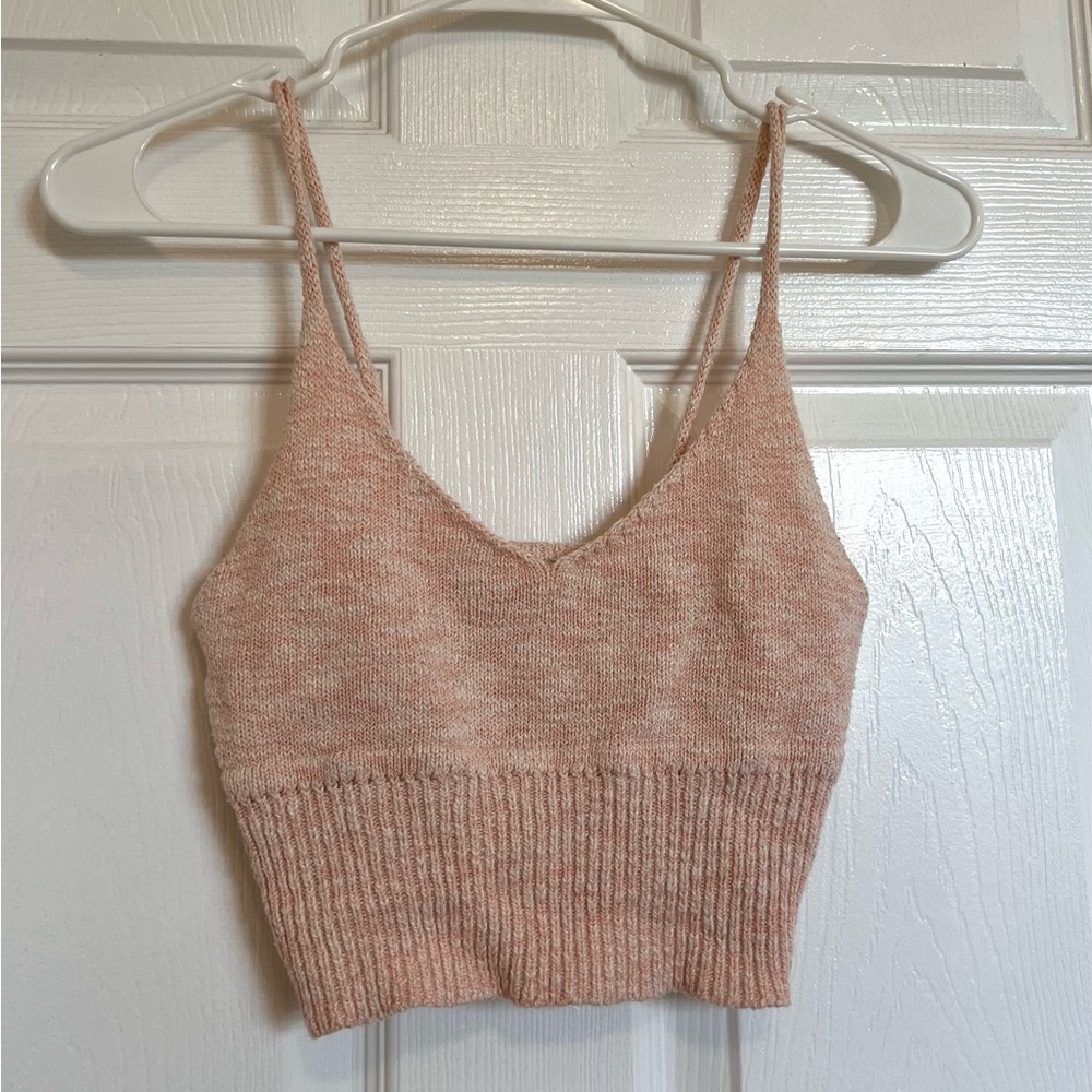 Blush Color Knit Tank Fits Size XS & S